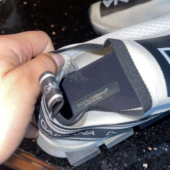 Authentic dolce gabbana sneakers size 41.5 europe 10 womens 8 mens like new - Picture 6 of 6